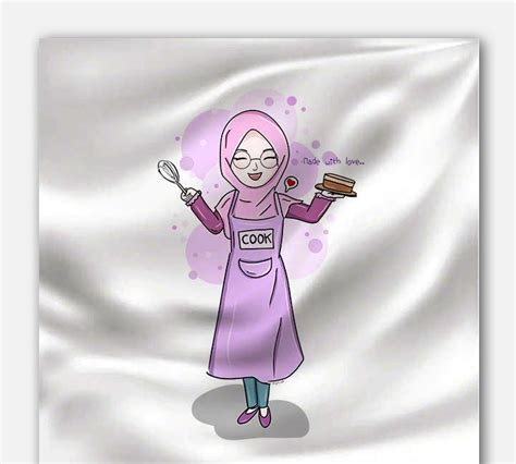 Woman chef woman muslim chef chef stock vector royalty free. 30 Gambar Kartun Chef Berhijab- Tokome Id Pasar Merchandise Komik Cutie Hijab Girl Scarf ...