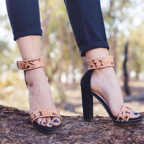 The Tucson Tooled Heels Are An Exclusive Design By Rose Ranch Wear