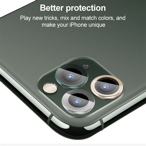 Sunsky สำหรับ Iphone 12 Pro Max Cd Texture Metal Lens ฟิล์มนิรภัย สี