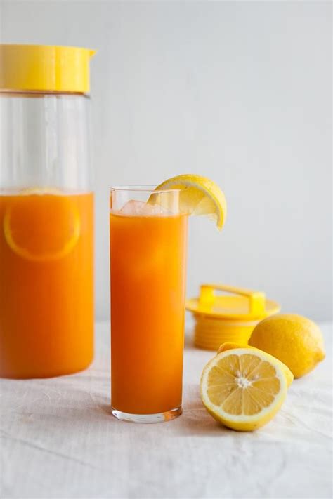 Carrot Lemonade Recipe Lemonade Recipes Good Lemonade Recipe