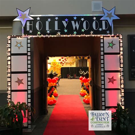 Hollywood Entrance Decor Hollywood Party Decorations Hollywood Party