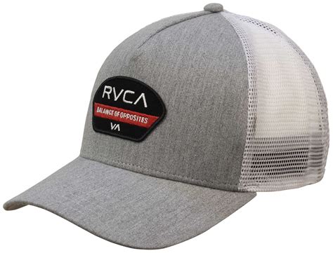 Rvca Trail Trucker Hat Heather Grey