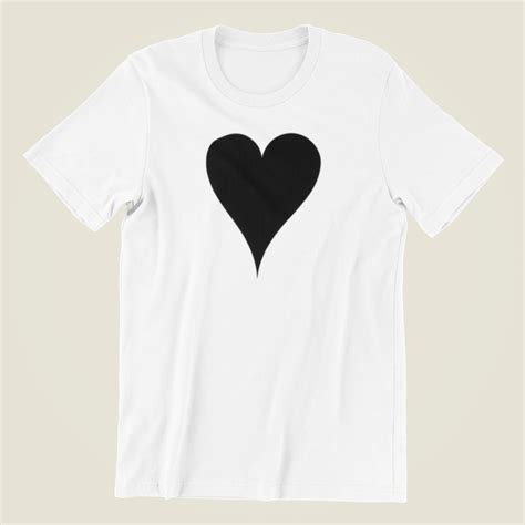 Black Heart Unisex T Shirt Gp Artwear