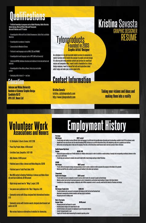 Graphic designer looking to offer my expertise and experience in developing modern designs to a example 11: Creative Resume Design 6 - Preview