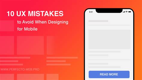 UX Mistakes To Avoid When Designing For Mobile Blog Perfecto Web