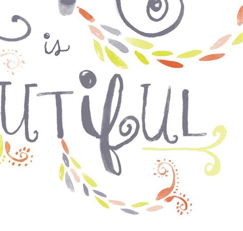 Life Is Beautiful Wall Art Print Etsy