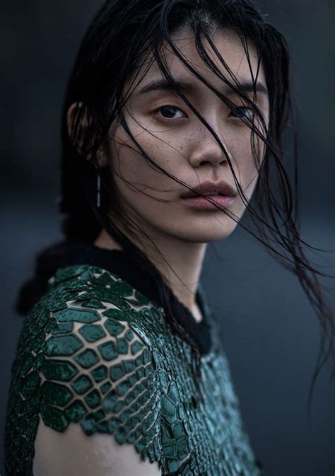 The Silence Of The Sea Ming Xi By Gilles Bensimon For Vogue China