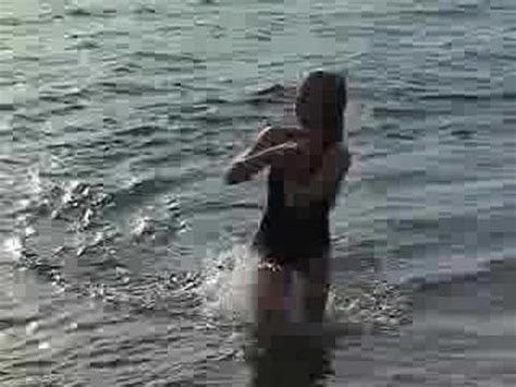 Sandra Sprints Into The Water YouTube