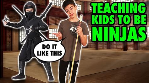 Teaching Kids How To Flip Like A Ninja Youtube