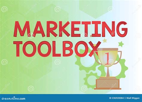 Writing Displaying Text Marketing Toolbox Conceptual Photo Means In