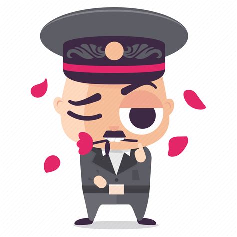 Dictator Emoji Emoticon Flirt Man Sticker Icon Download On