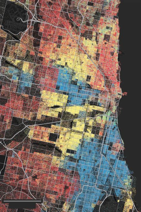 Segregation Map Americas Cities 50 Years After The Fair Housing Act