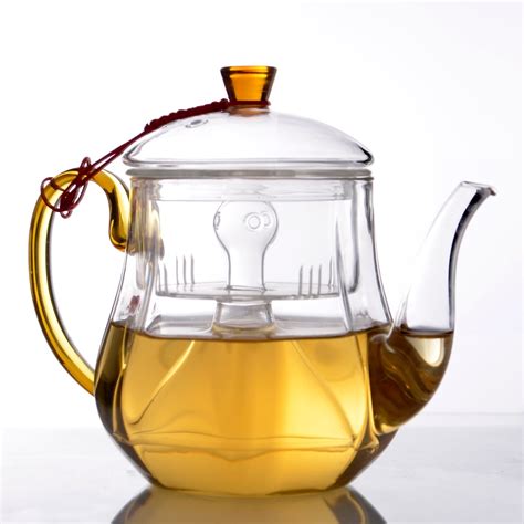 China Db5006 Handmade Heat Resistant Borosilicate 500ml Glass Teapot China Glass Teapot And