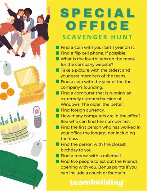 11 Fun Office Scavenger Hunt Ideas And Templates For 2023
