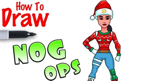 How To Draw Nog Ops Fortnite Youtube