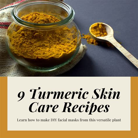 9 Homemade Facial Mask And Skin Care Recipes Using Turmeric Bellatory