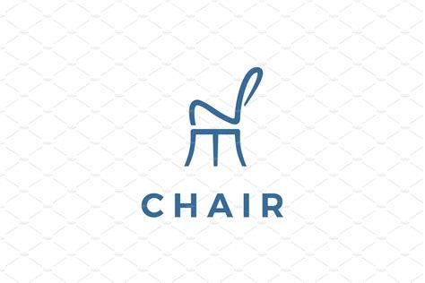 Modern Simple Chair Line Art Logo Chairs Logo Art Logo Logo