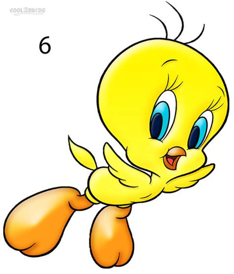 How To Draw Tweety Bird Step By Step Pictures Cool2bkids