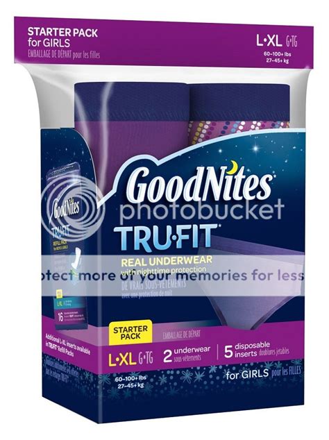 Goodnites Tru Fit Real Underwear With Nighttime Protection Girl S