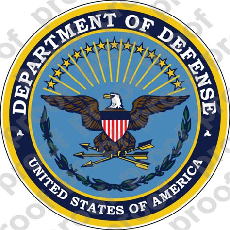 Sticker All United States Department Of Defense Old Ebay