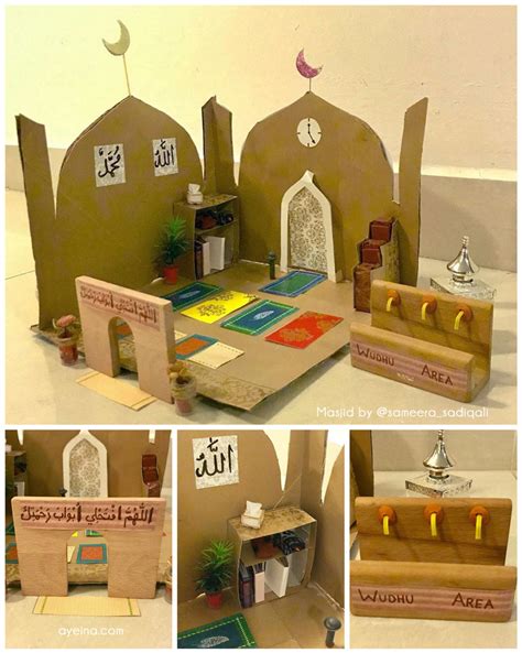 30 Mosque Crafts For Kids Masjid Interior Design Ayeina