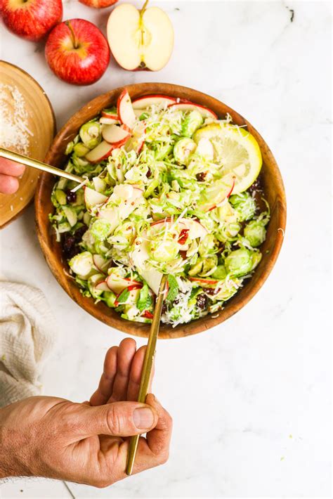 Healthy Brussels Sprout Salad Baked Bree