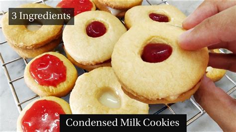 3 Ingredient Condensed Milk Cookies Recipe Easy Milk Cookies दूध