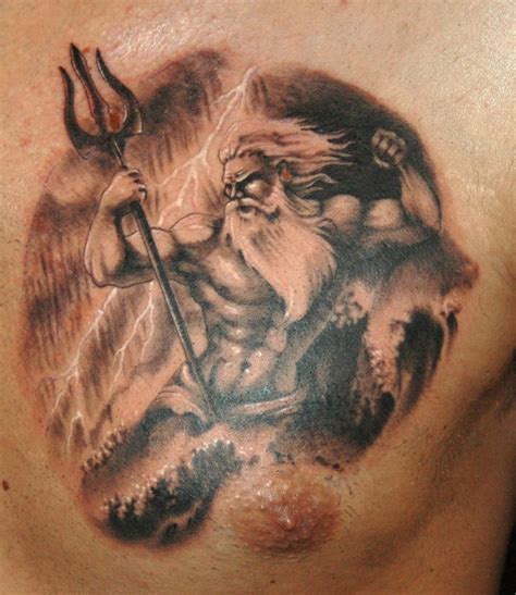 Poseidon Tattoos Designs Ideas And Meaning Tattoos For You