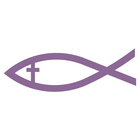 Christian Fish Cross Accucut