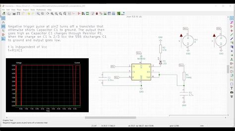 Kicad Tutorial 22 Design And Simulate Monostable Multivibrator Circuit