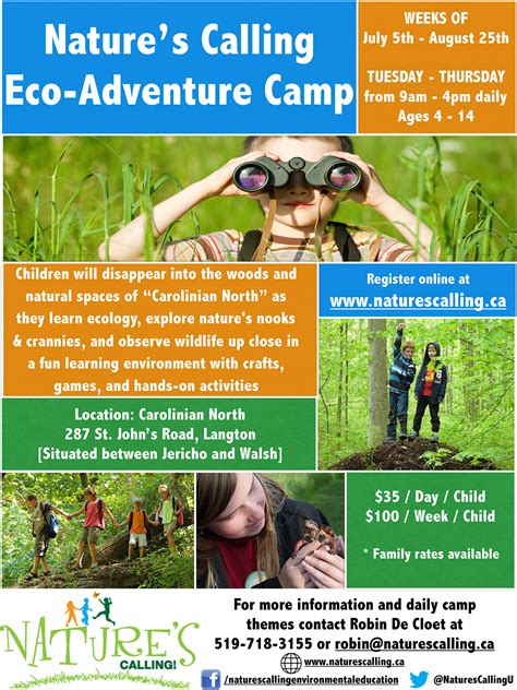 Natures Calling Eco Adventure Camp