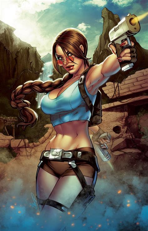 Lara Croft By Elias Chatzoudis Deviantart On DeviantArt Tomb Raider Comics Tomb Raider
