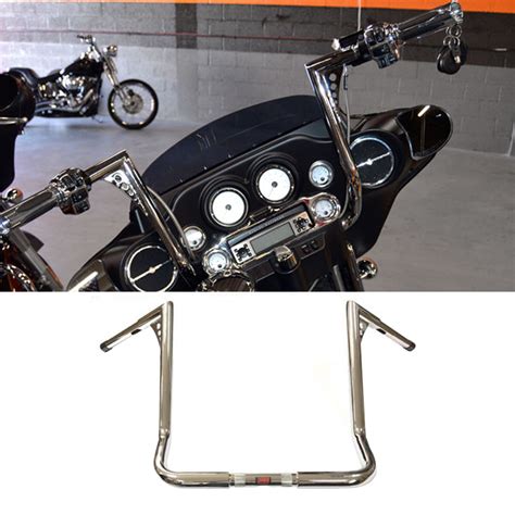 16 Inch Ape Hanger 125 Inch Handlebar For Touring Harley Chrome