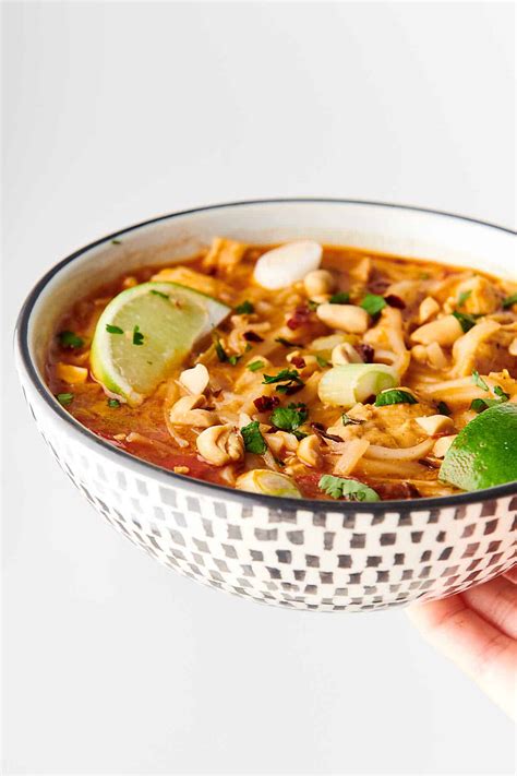 Coconut Curry Chicken Noodle Soup Recipe Gluten Free And Dairy Free