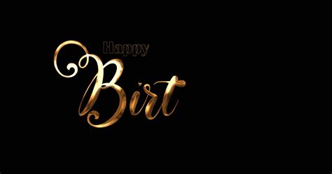 Animated Birthday Wishes Handwriting With Ink Drop Happy Birthday With