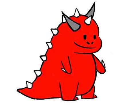 Apa arti dino merah di tiktok yang kini lagi viral? Gambar Dino Merah Yang di Tik Tok - TondanoWeb.com