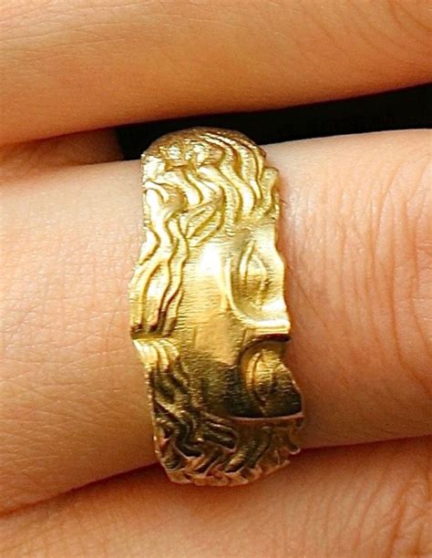 Venus Ring Sterling Silver Brass Two Tone Ring Goddess Ring Yahzee Jewelry