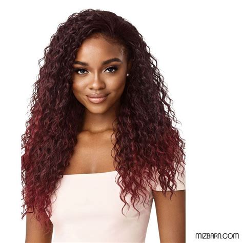 Outre Half Wig Quick Weave Wet And Wavy Deep Curl 24″ Half Wigs Outre