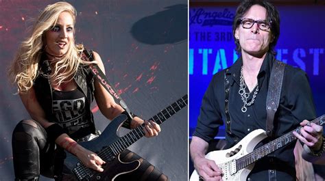 Nita Strauss Recalls How Steve Vai Treated Her During Guitar Duel