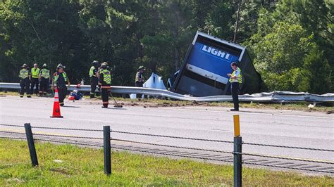 Bud Light Truck Driver Severely Injured After Crashing Into Woods On