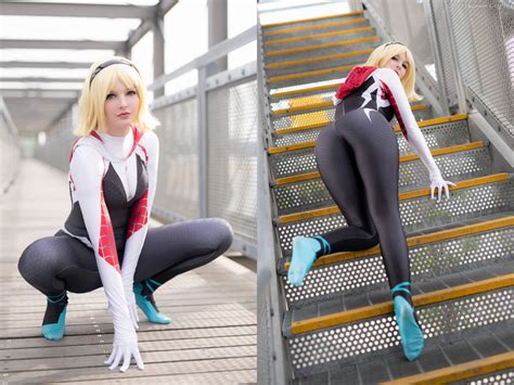 Self Some More Of My Spider Gwen Cosplay By Mikomin Cosplaylewd