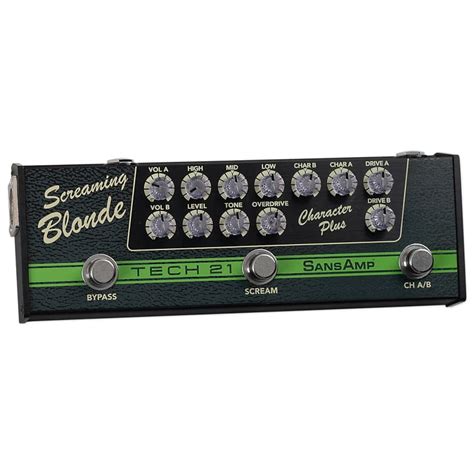 Tech 21 Character Plus Series Screaming Blonde Reverb Canada