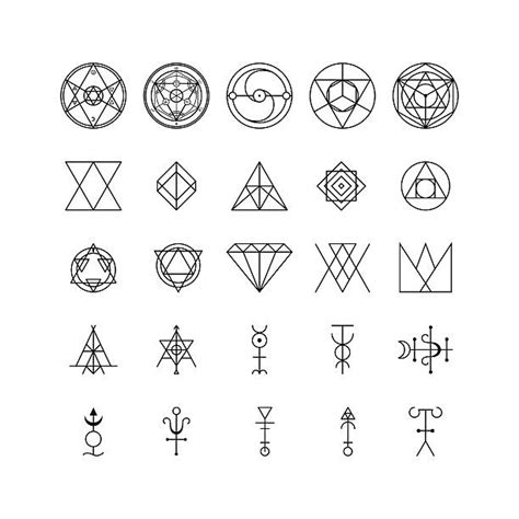 Alchemy Symbol Elements