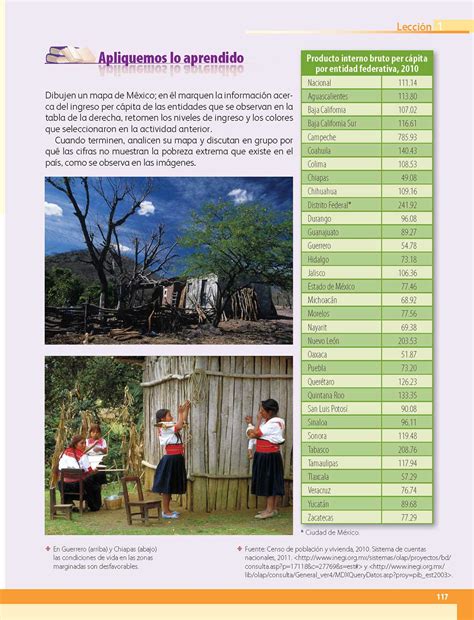 Libro de geografia 4 grado 2021. Geografía Sexto grado 2020-2021 - Página 117 de 201 ...