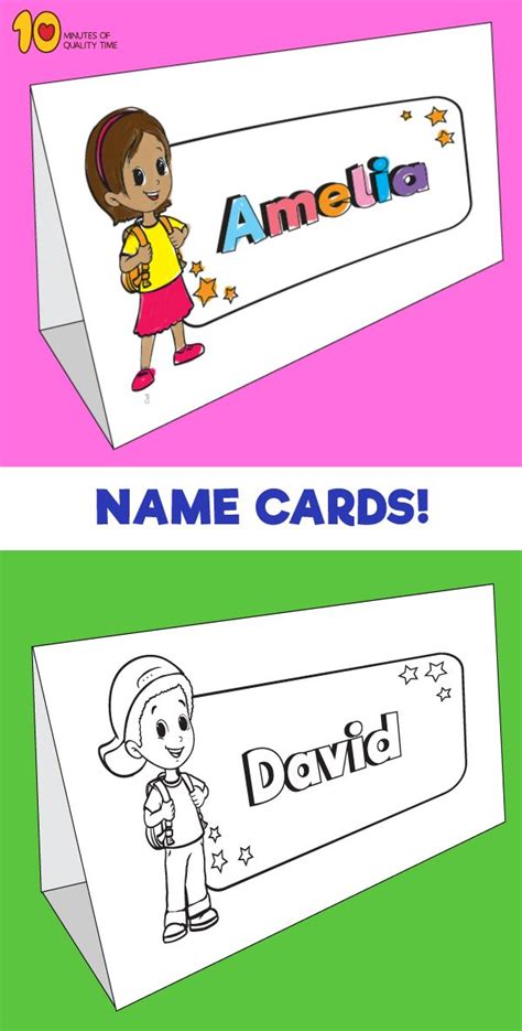 Back To School Name Tags Template Name Tag For School Preschool