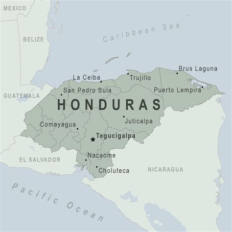 Map Of Honduras Mapofmap1