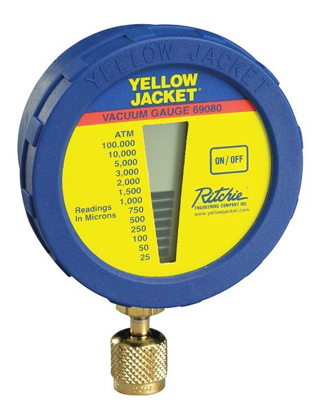 Yellow Jacket Vacuum Gauge Lcd Display Measuring Range 25 To 100000