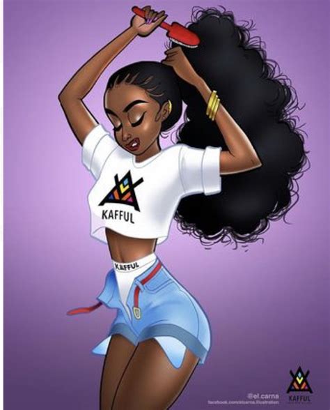 Cartoon Black Girl Wallpapers Wallpaper Cave