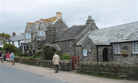 Tintagel Cornwall Old Post Office English Cottage Garden Tintagel