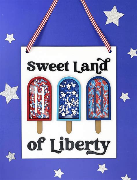 Cricut Craft 4th of July Popsicle Shaker Sign + SVG in 2021 | Cricut